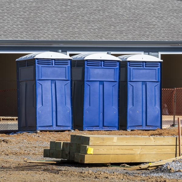 is there a specific order in which to place multiple porta potties in Lysite WY